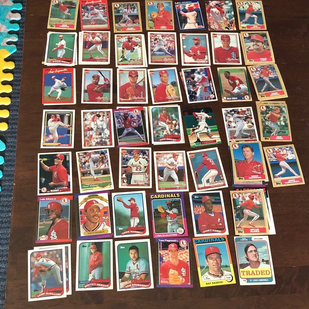 ⛵️ Vintage St. Louis Cardinals Baseball Trading Card Set
